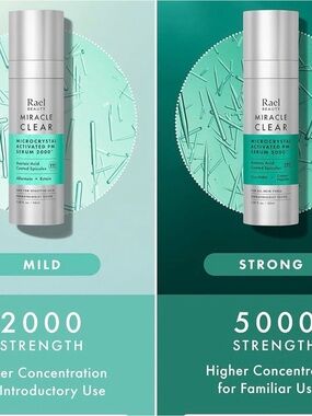 Rare Beauty Miracle Clear Microcrystal Activated PM Serum — Mint Green